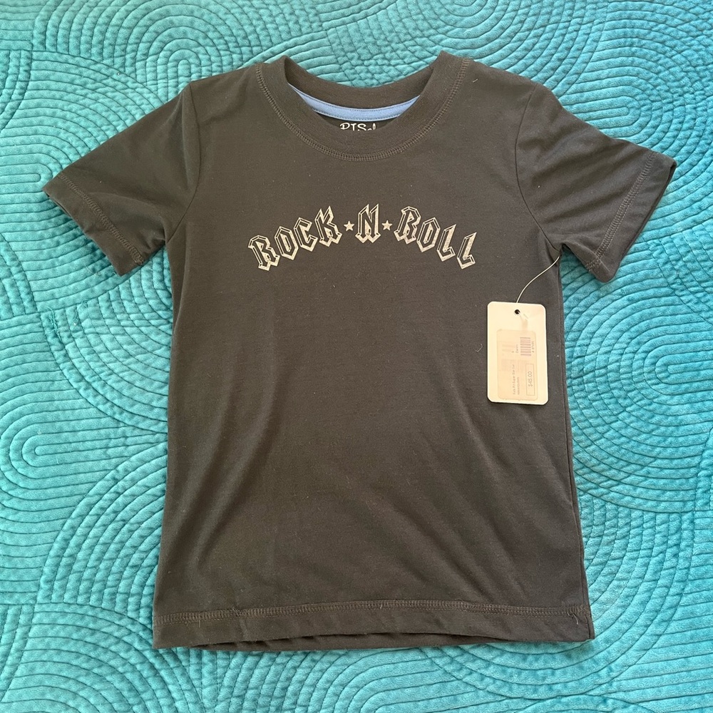 NWT P.J Salvage ‘rock n roll’ toddler t shirt size 5